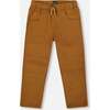 Twill Jogger Pants with Patch Pockets Brown, Brown - Pants - 1 - thumbnail