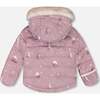 Two-Piece Baby Snug Snowsuit, Purple Bear Print - Snowsuits - 4