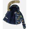 Two-Piece Baby Play Snowsuit, Blue Gray - Snowsuits - 3