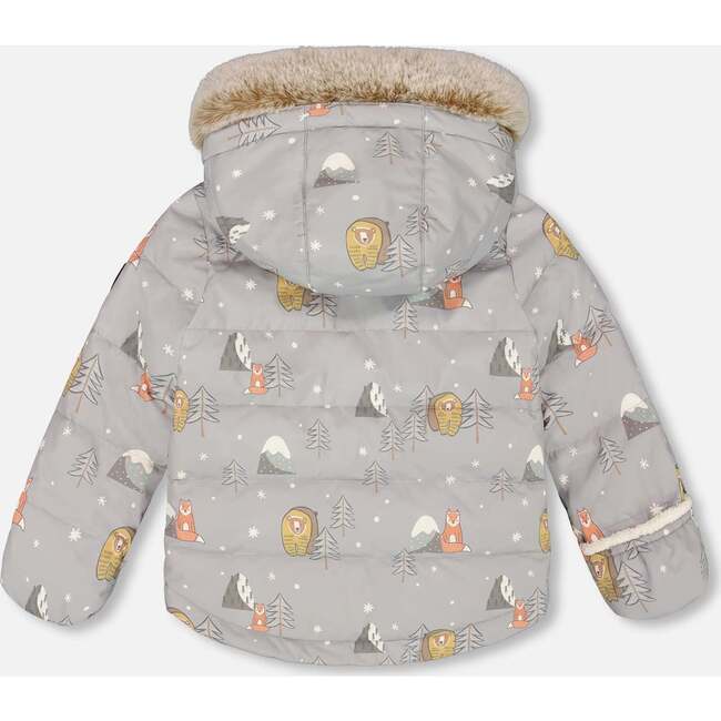 Two-Piece Baby Snug Snowsuit, Gray - Snowsuits - 4