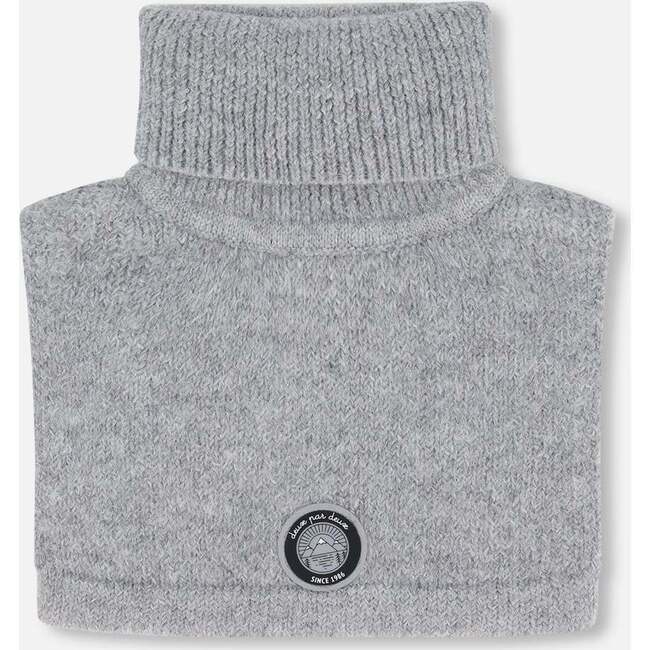 Turtleneck Neckwarmer, Heather Gray