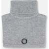 Turtleneck Neckwarmer, Heather Gray - Scarves - 1 - thumbnail
