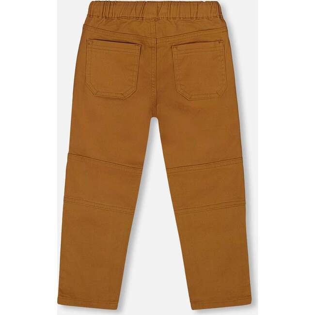 Twill Jogger Pants with Patch Pockets Brown, Brown - Pants - 3