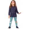 Tunic and Leggings Set, Navy Floral - Mixed Apparel Set - 2