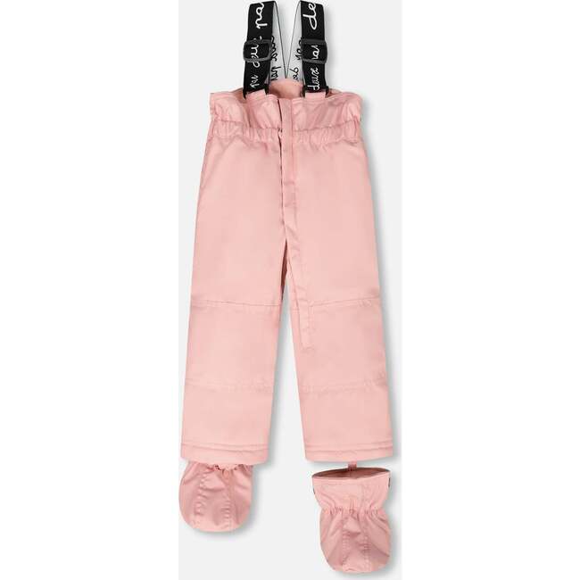 Two-Piece Baby Play Snowsuit, Dusty Pink - Snowsuits - 5