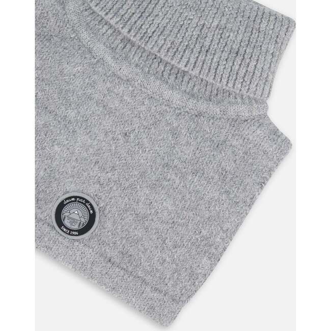 Turtleneck Neckwarmer, Heather Gray - Scarves - 4