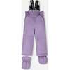 Two-Piece Baby Play Snowsuit, Purple Gray - Snowsuits - 6