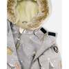 Two-Piece Baby Snug Snowsuit, Gray - Snowsuits - 6