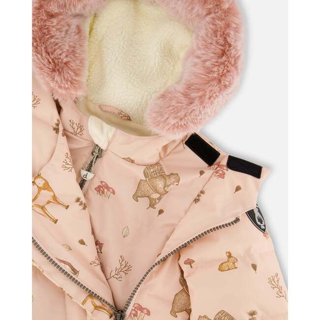 Two-Piece Baby Snug Snowsuit, Dusty Pink - Snowsuits - 7