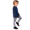 Super Soft Flat Back Rib Sweatshirt, Dark Steel Blue - Sweatshirts - 2