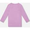Super Soft Brushed Jersey Tunic with Lama, Purple - Tank Tops - 3