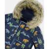 Two-Piece Baby Play Snowsuit, Blue Gray - Snowsuits - 7