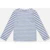 Super Soft Long Sleeve Striped Jersey T-Shirt Light Blue, Blue Stripe - T-Shirts - 3