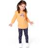 Tunic and Leggings Set Golden Brown, Golden Yellow - Mixed Apparel Set - 2
