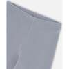 Super Soft Ribbed Leggings, Blue Gray - Leggings - 3