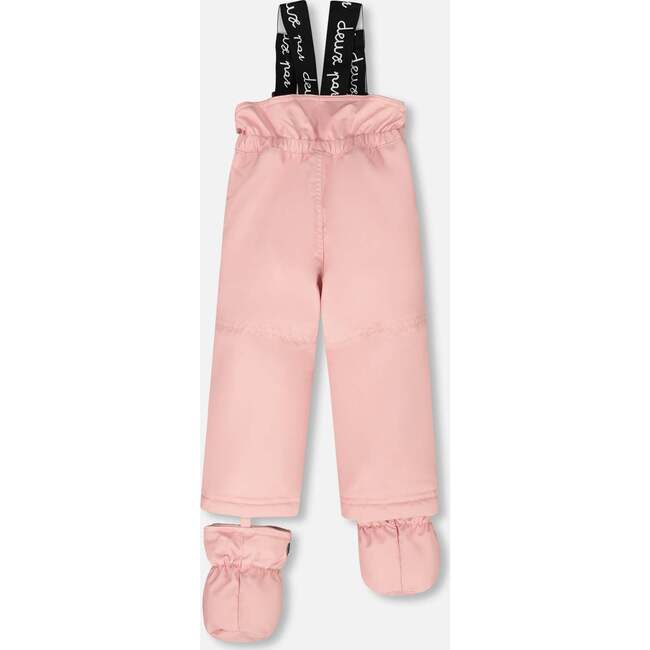 Two-Piece Baby Play Snowsuit, Dusty Pink - Snowsuits - 6