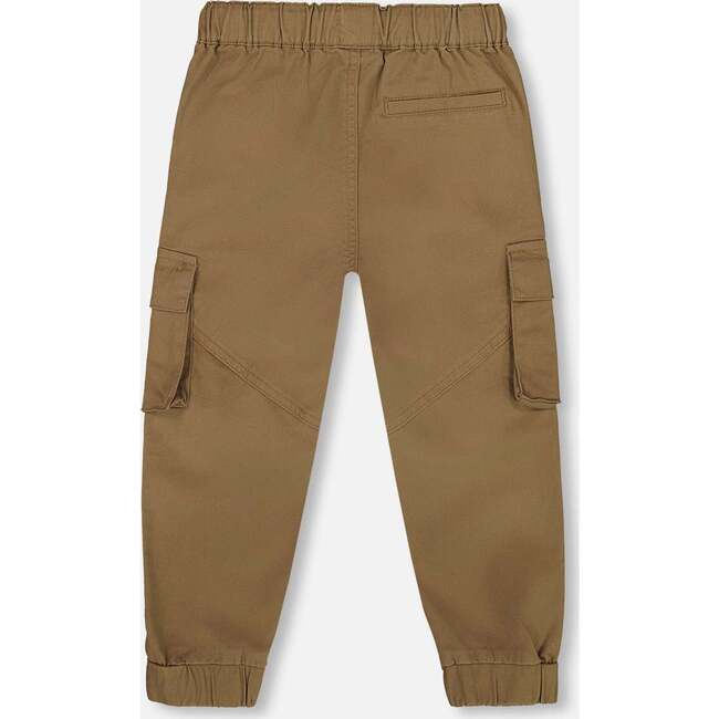 Twill Jogger Cargo Pants In, Taupe - Pants - 4