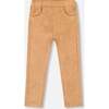 Stretch Suede Treggings, Light Pecan Brown - Leggings - 1 - thumbnail