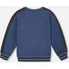 Super Soft Flat Back Rib Sweatshirt, Dark Steel Blue - Sweatshirts - 3