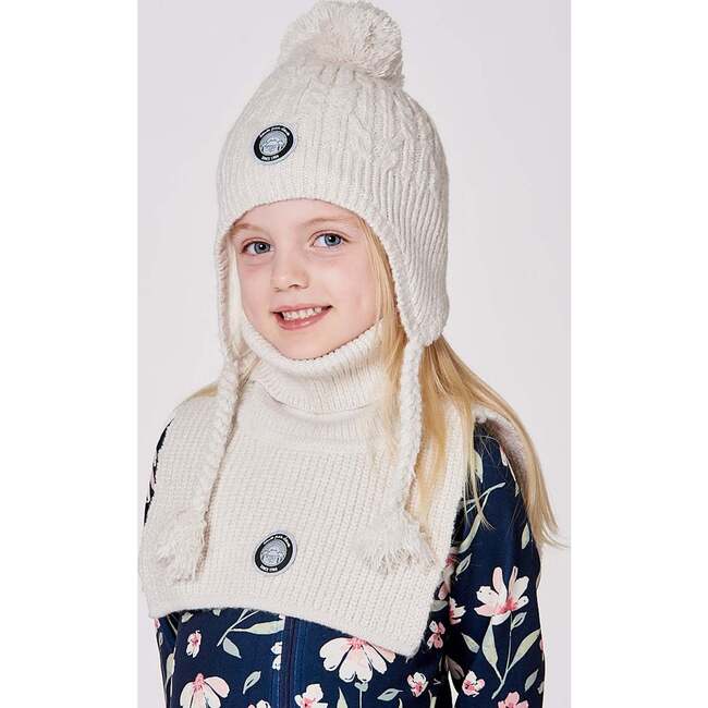 Turtleneck Neckwarmer, Off-White - Scarves - 2