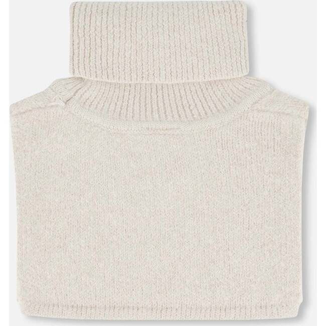 Turtleneck Neckwarmer, Off-White - Scarves - 3