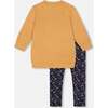 Tunic and Leggings Set Golden Brown, Golden Yellow - Mixed Apparel Set - 3