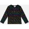 Stretch Jersey T-Shirt, Multicolor Leopard Print - T-Shirts - 1 - thumbnail