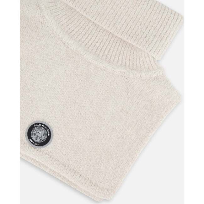 Turtleneck Neckwarmer, Off-White - Scarves - 4