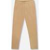 Stretch Shiny Leggings, Golden Beige - Leggings - 1 - thumbnail