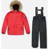Two-Piece Discover Snowsuit, Black - Snowsuits - 1 - thumbnail