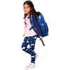 Stretch Jersey Leggings, Navy Unicorn Print - Leggings - 2