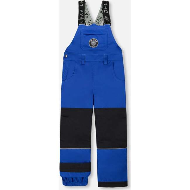 Solid Play Overall Snow Bib, Blue