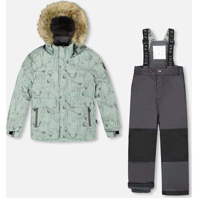 Two-Piece Discover Snowsuit, Dark Gray