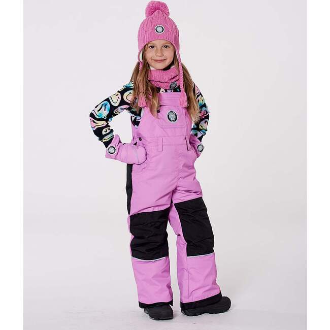 Solid Play Overall Snow Bib, Purple - Snow Pants - 2
