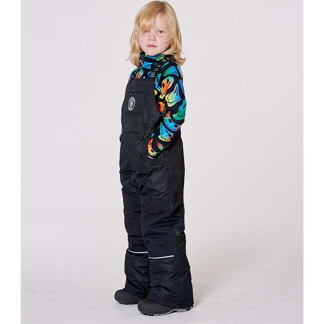 Solid Play Overall Snow Bib, Black - Snow Pants - 2