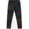 Stretch Jersey Leggings, Multicolor Leopard Print - Leggings - 3
