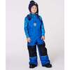Solid Play Overall Snow Bib, Blue - Snow Pants - 2