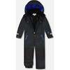 Solid One-Piece Teknik Snowsuit, Black - Snowsuits - 3