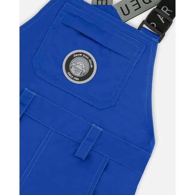 Solid Play Overall Snow Bib, Blue - Snow Pants - 4