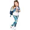 Stretch Jersey Leggings, Green Cat Print - Leggings - 2