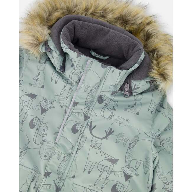 Two-Piece Discover Snowsuit, Dark Gray - Snowsuits - 5