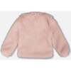 Short Faux Fur Coat, Dusty Pink - Jackets - 2