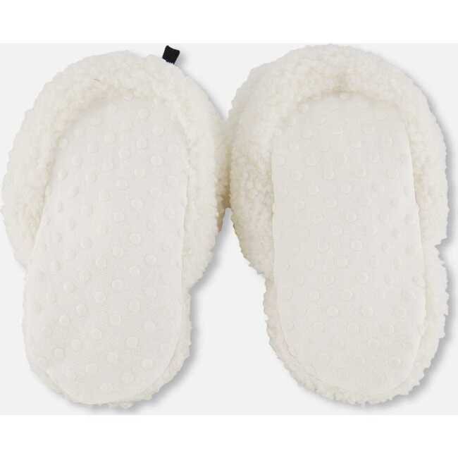 Sherpa Slippers, Off-White