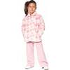 Sherpa Overshirt, Off-White and Pink - Jackets - 2