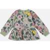 Stretch Fleece Sweatshirt, Sage Floral - Sweatshirts - 4