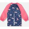 School Apron, Navy Unicorn Print - School Supplies - 2
