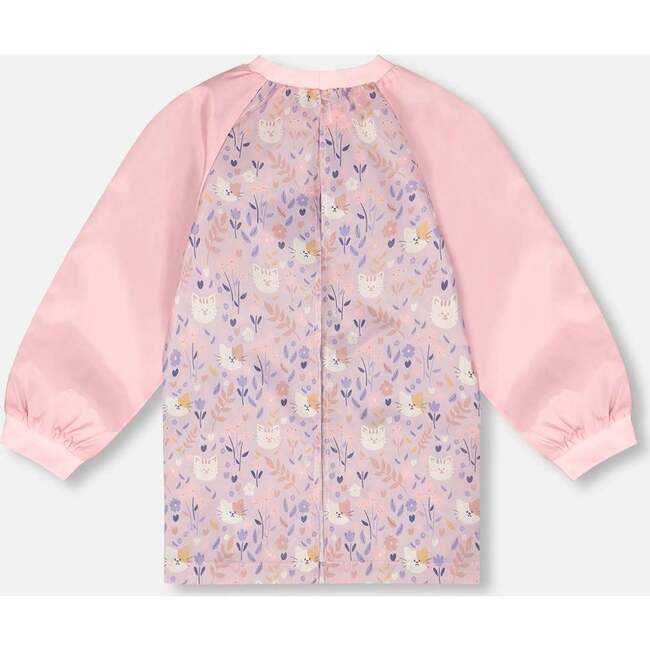School Apron, Lilac Cat Print - School Supplies - 2