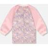 School Apron, Lilac Cat Print - School Supplies - 2