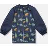 School Apron, Navy Animal Print - School Supplies - 2