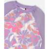 School Apron, Lilac Retro Flower Print - School Supplies - 3